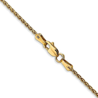 30" 10k Yellow Gold 1.5mm Parisian Wheat Chain