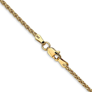 24" 10k Yellow Gold 1.75mm Parisian Wheat Chain