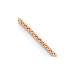24" 10k Yellow Gold Rose Gold .9mm Box Chain