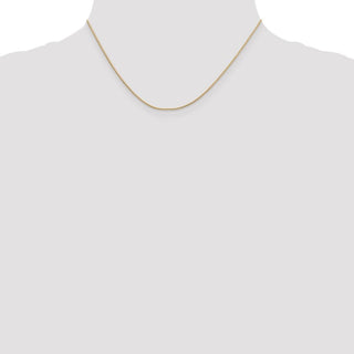 16" 10k Yellow Gold .9mm Round Snake Chain