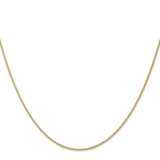 30" 10k Yellow Gold 1.05mm Spiga Chain