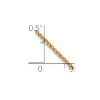 30" 10k Yellow Gold 1.05mm Spiga Chain