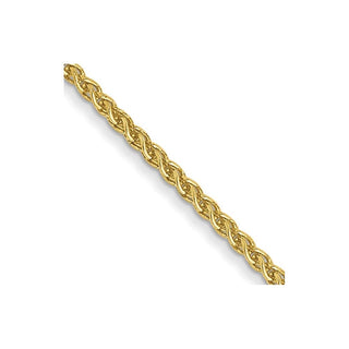 30" 10k Yellow Gold 1.05mm Spiga Chain