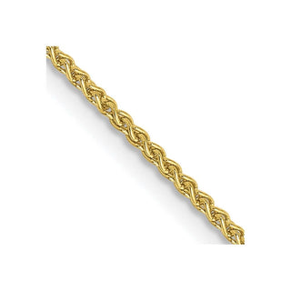 30" 10k Yellow Gold 1.25mm Spiga Chain