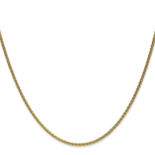 20" 10k Yellow Gold 1.7mm Spiga Chain