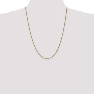 24" 10k Yellow Gold 1.7mm Spiga Chain