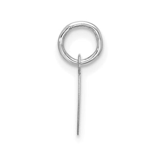 10k White Gold Small Script Initial C Charm 10WC1556C