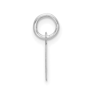10k White Gold Small Script Initial G Charm 10WC1556G