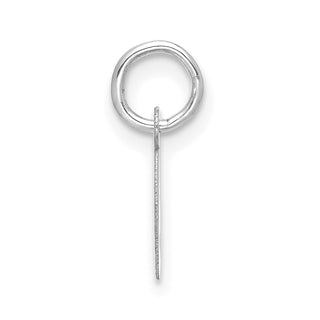 10k White Gold Small Script Initial G Charm 10WC1556G