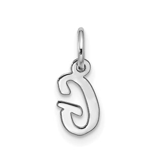 10k White Gold Small Script Initial G Charm 10WC1556G