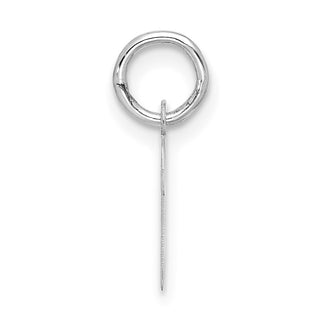 10k White Gold Small Script Initial P Charm 10WC1556P