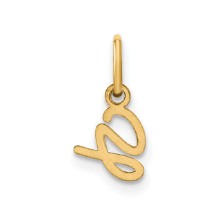 10K Yellow Gold Upper case Letter G Initial Charm