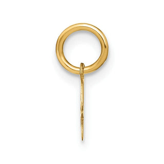10K Yellow Gold Upper case Letter H Initial Charm