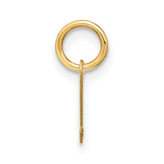 10K Yellow Gold Upper case Letter L Initial Charm
