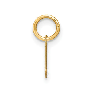 10K Yellow Gold Upper case Letter L Initial Charm