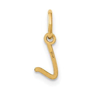 10K Yellow Gold Upper case Letter L Initial Charm