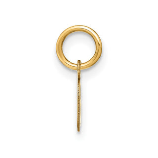 10K Yellow Gold Upper case Letter O Initial Charm