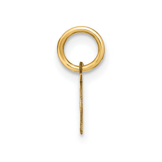 10K Yellow Gold Upper case Letter P Initial Charm
