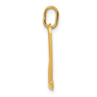 10k Yellow Gold Letter d Initial Charm