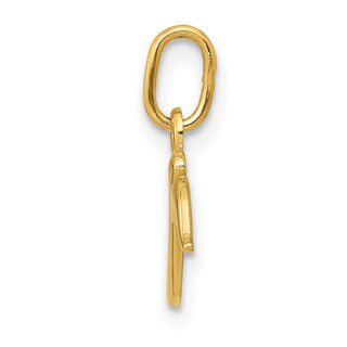 10k Yellow Gold Letter r Initial Charm 10YC1060R