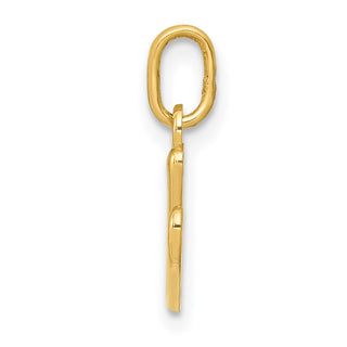 10k Yellow Gold Letter v Initial Charm