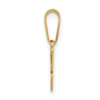 10K Yellow Gold Laser Cut Butterfly Charm