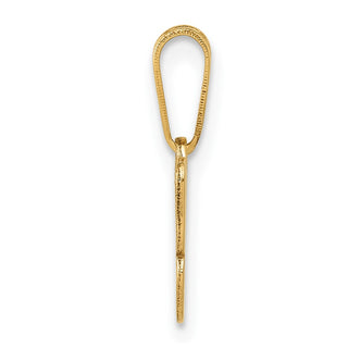 10K Yellow Gold Laser Cut Butterfly Charm