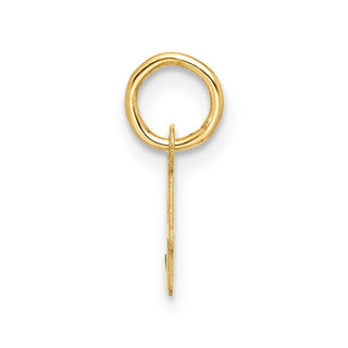 10K Yellow Gold Small Script Initial A Charm 10YC1556A
