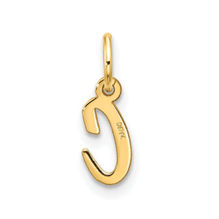 10K Yellow Gold Small Script Initial C Charm 10YC1556C
