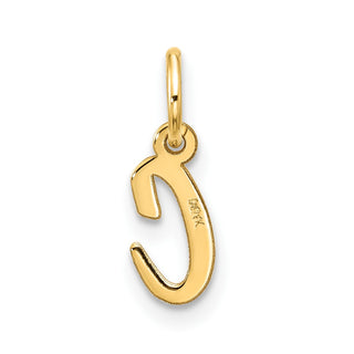 10K Yellow Gold Small Script Initial C Charm 10YC1556C