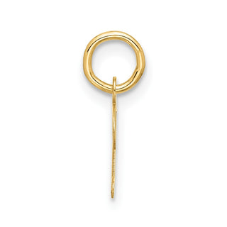 10K Yellow Gold Small Script Initial D Charm 10YC1556D