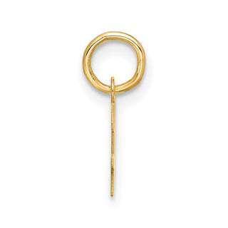 10K Yellow Gold Small Script Initial H Charm 10YC1556H