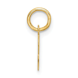 10K Yellow Gold Small Script Initial H Charm 10YC1556H