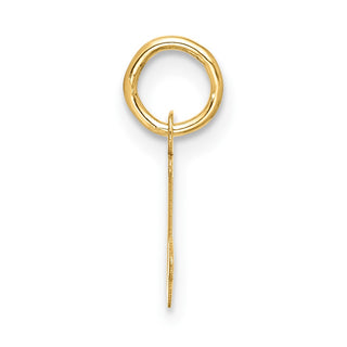 10K Yellow Gold Small Script Initial J Charm 10YC1556J