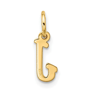 10K Yellow Gold Small Script Initial J Charm 10YC1556J