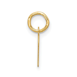 10K Yellow Gold Small Script Initial K Charm 10YC1556K
