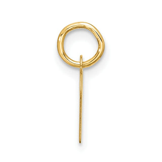 10K Yellow Gold Small Script Initial K Charm 10YC1556K
