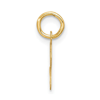 10K Yellow Gold Small Script Initial L Charm 10YC1556L
