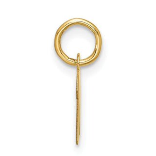 10K Yellow Gold Small Script Initial M Charm 10YC1556M