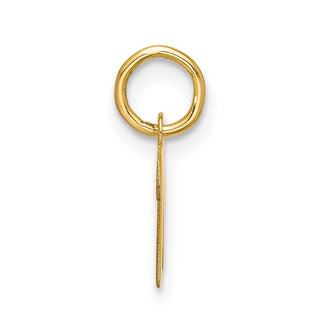 10K Yellow Gold Small Script Initial M Charm 10YC1556M