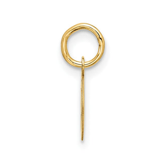 10K Yellow Gold Small Script Initial O Charm 10YC1556O