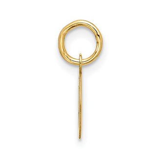 10K Yellow Gold Small Script Initial O Charm 10YC1556O