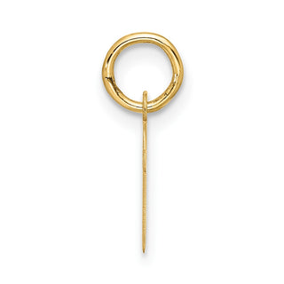 10K Yellow Gold Small Script Initial P Charm 10YC1556P