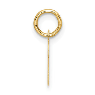 10K Yellow Gold Small Script Initial P Charm 10YC1556P