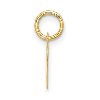 10K Yellow Gold Small Script Initial R Charm 10YC1556R
