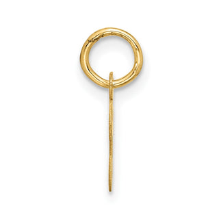 10K Yellow Gold Small Script Initial T Charm 10YC1556T