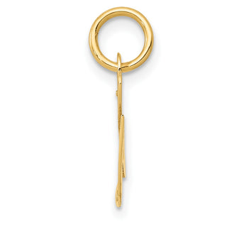 10K Yellow Gold Small Fancy Script Initial G Charm