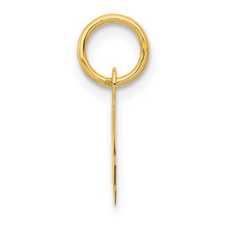 10K Yellow Gold Small Script Initial A Charm 10YC658A