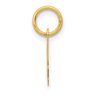 10K Yellow Gold Small Script Initial A Charm 10YC658A