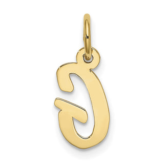 10K Yellow Gold Small Script Initial G Charm 10YC658G